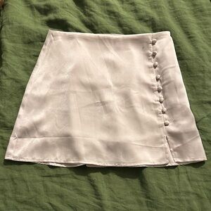 Altar'd State Champagne Skort with button embellishment's - XS